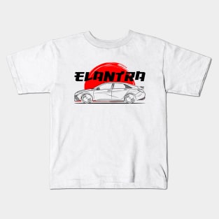 The KDM N Performance Elantra Art Kids T-Shirt